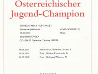 SHARK A FINTA F Top Target-Rakouský junior šampion